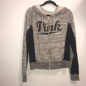 PINK Zip Up Sweatshirt